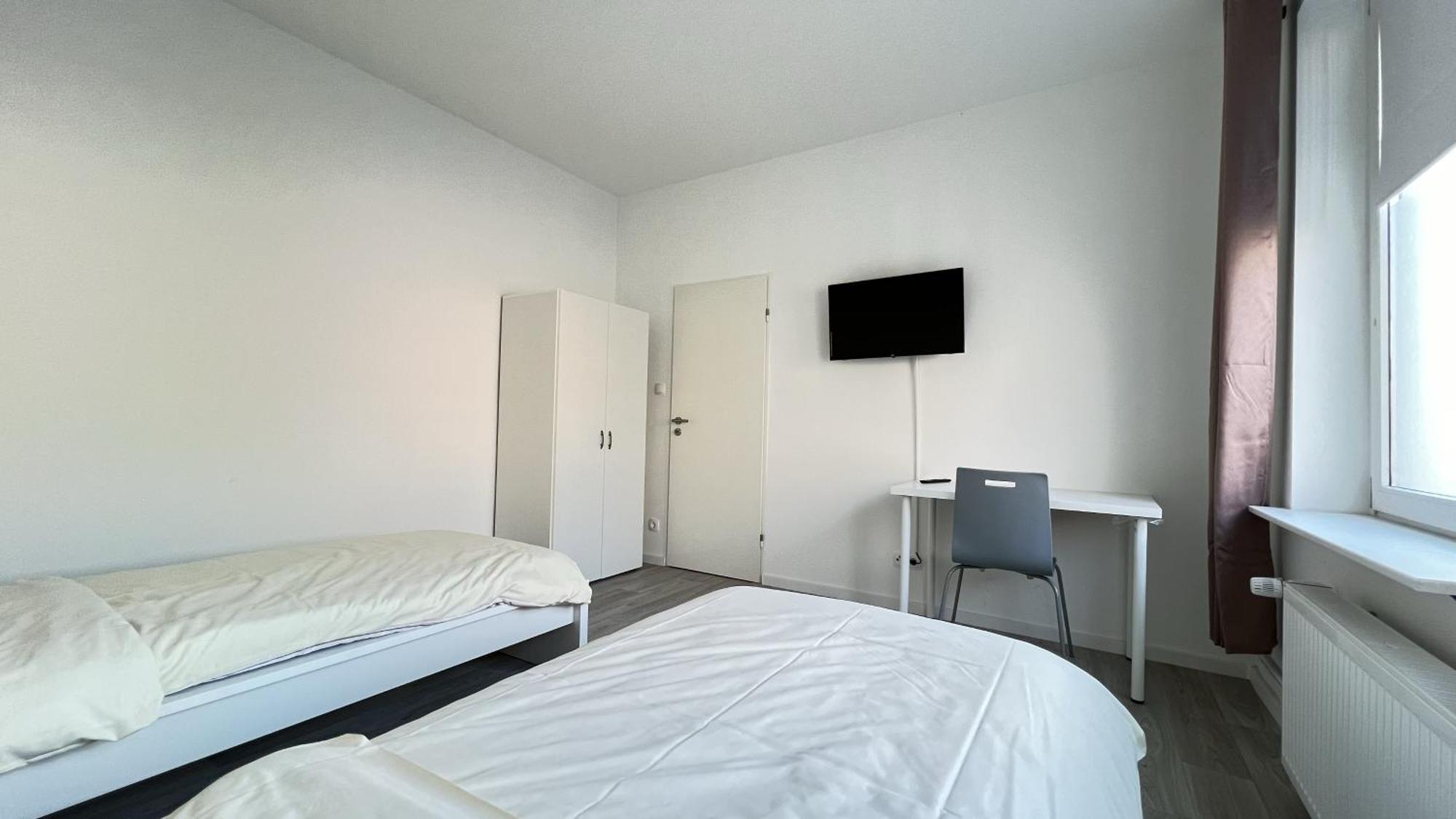 Studio-Apartments Fuer Monteure & Businessgaeste Zentral In 新明斯特 外观 照片