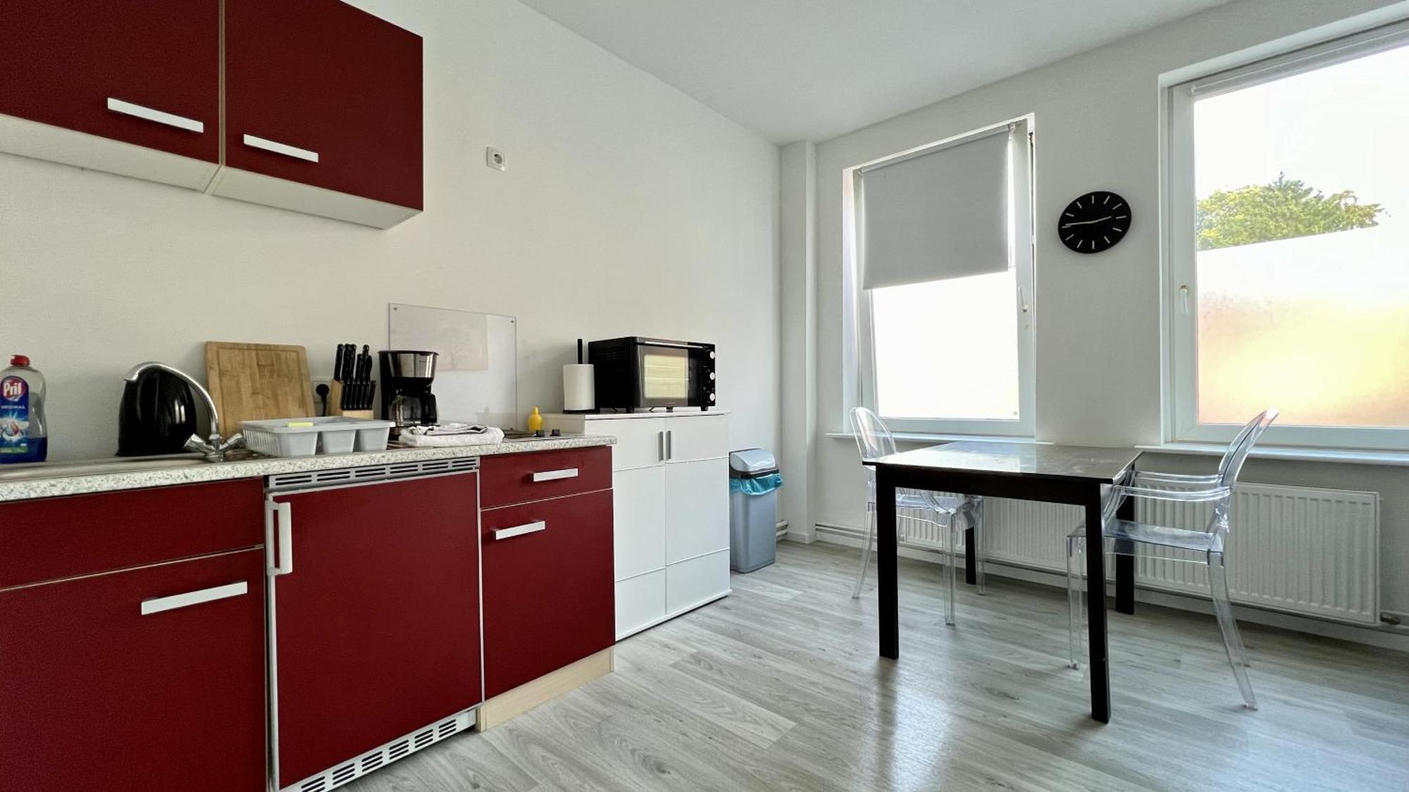 Studio-Apartments Fuer Monteure & Businessgaeste Zentral In 新明斯特 外观 照片