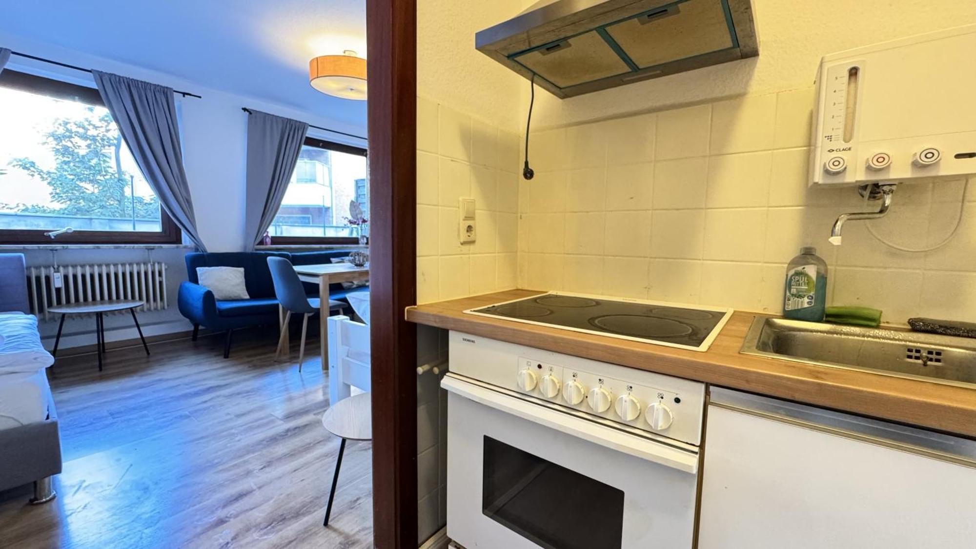 Studio-Apartments Fuer Monteure & Businessgaeste Zentral In 新明斯特 外观 照片