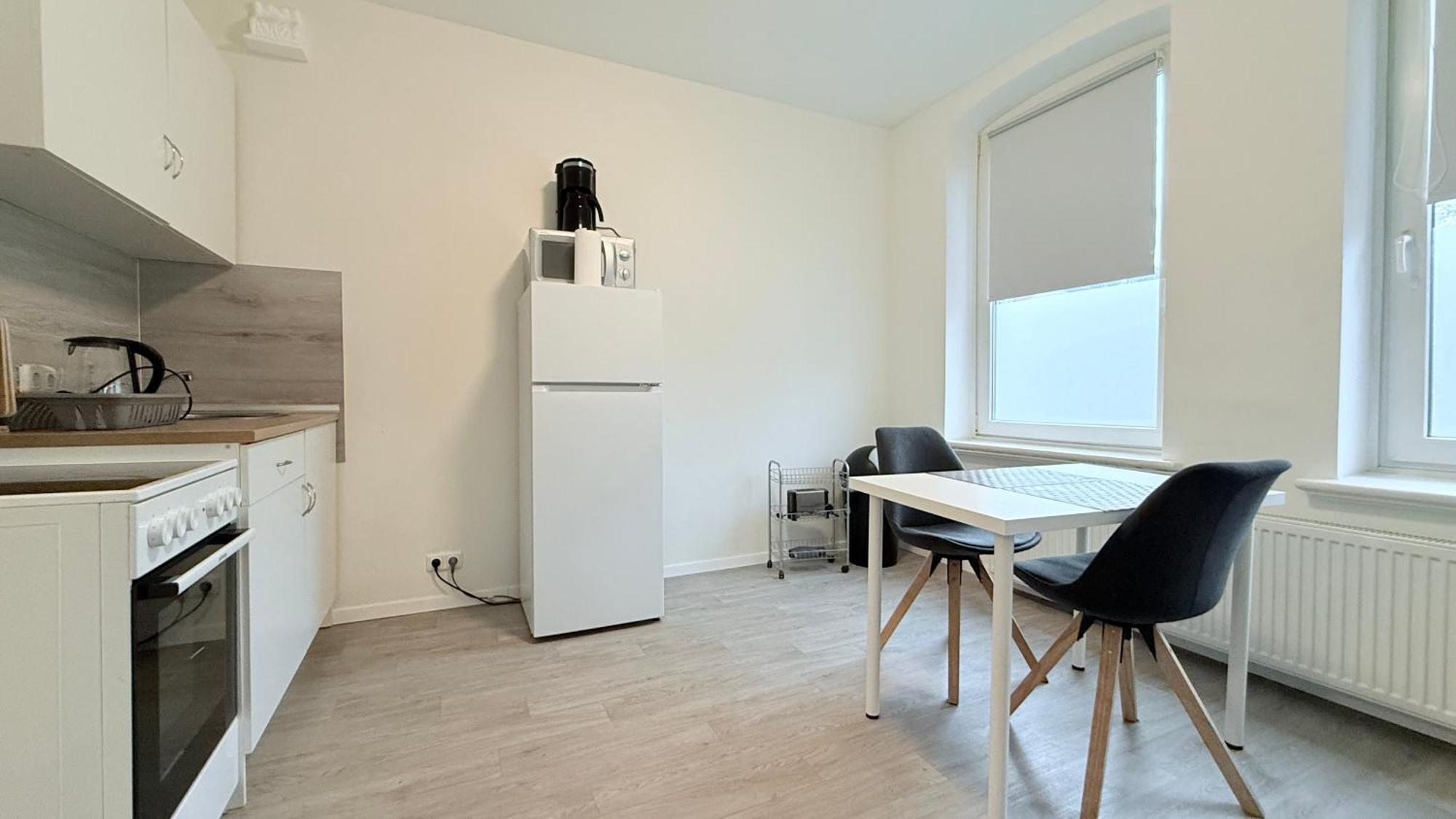 Studio-Apartments Fuer Monteure & Businessgaeste Zentral In 新明斯特 外观 照片