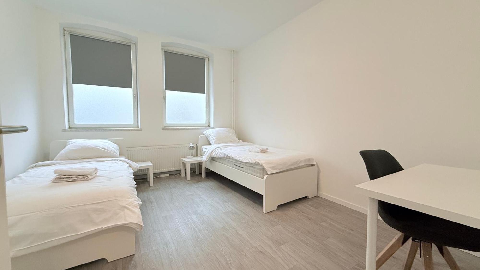 Studio-Apartments Fuer Monteure & Businessgaeste Zentral In 新明斯特 外观 照片