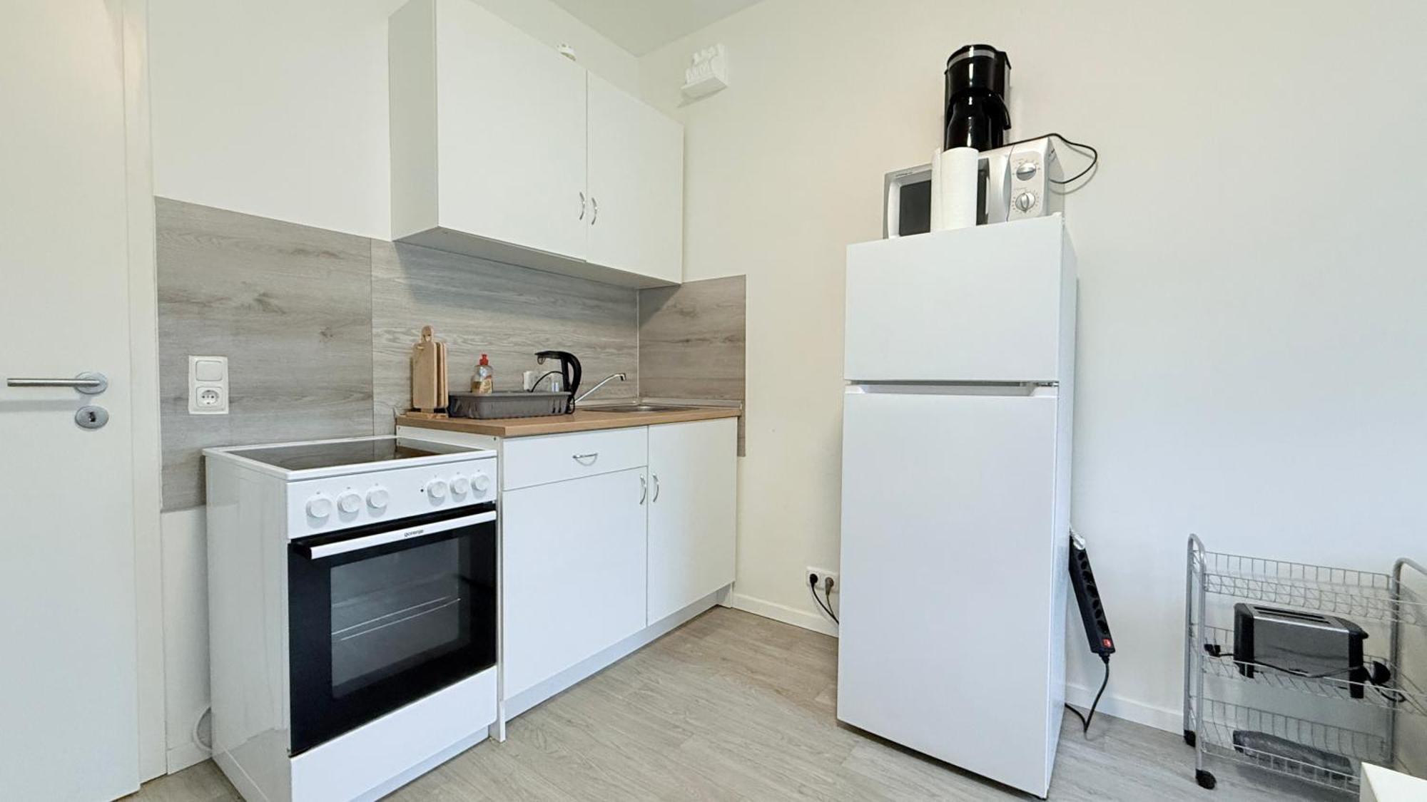 Studio-Apartments Fuer Monteure & Businessgaeste Zentral In 新明斯特 外观 照片