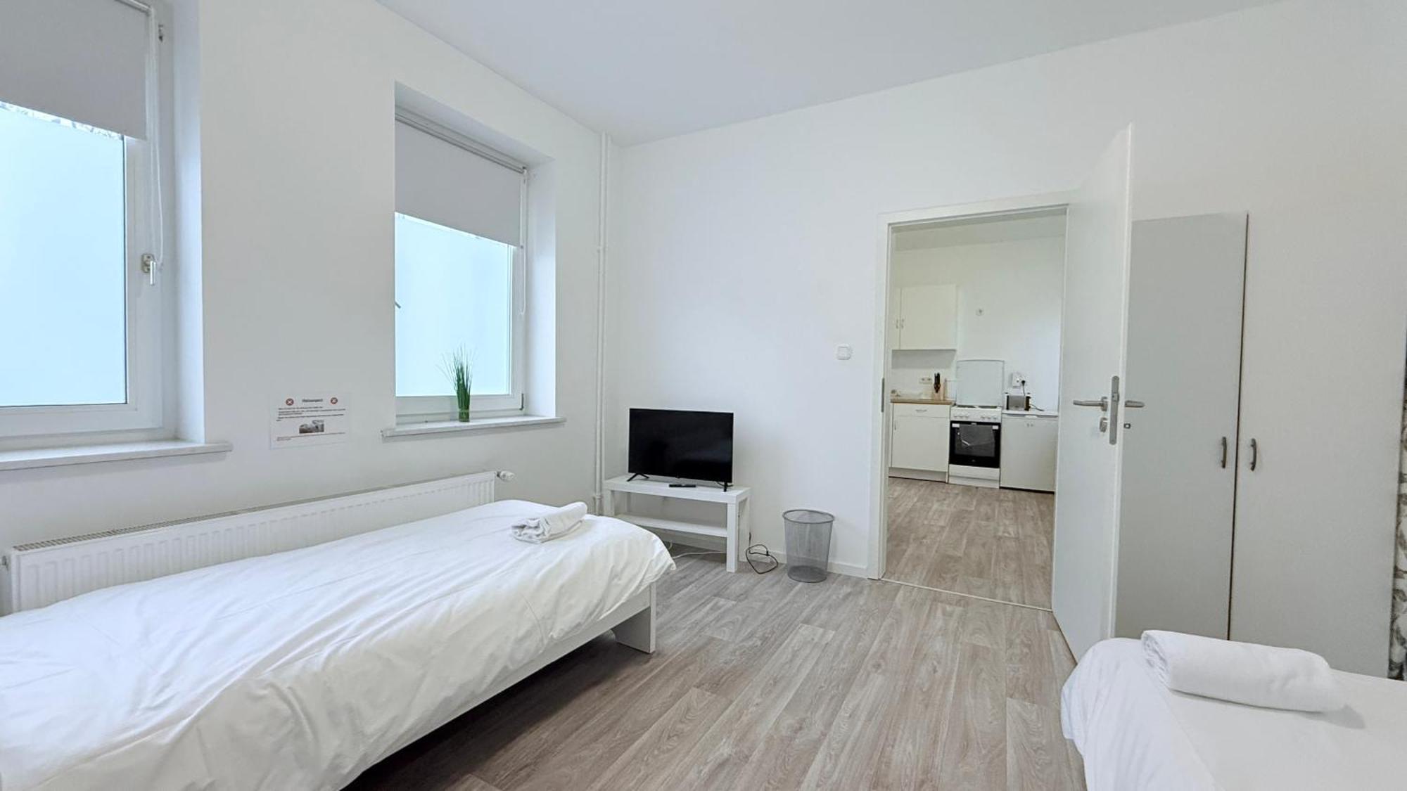 Studio-Apartments Fuer Monteure & Businessgaeste Zentral In 新明斯特 外观 照片